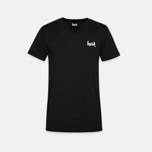 Loser Apparel V Neck T-shirt - Black