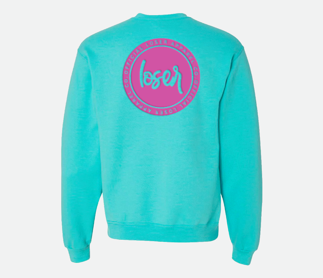 Loser Apparel Crewneck - Aqua - Image 3